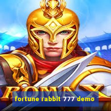 fortune rabbit 777 demo